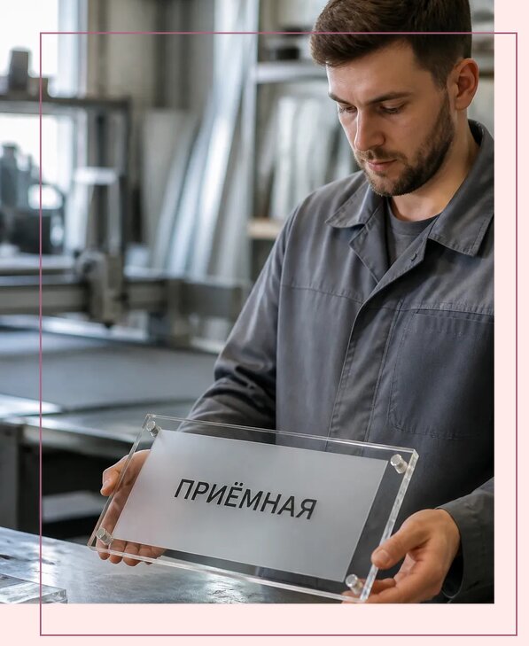 Таблички из оргстекла на заказ в Дзержинском от 3991 р. | Аванза-Дзж