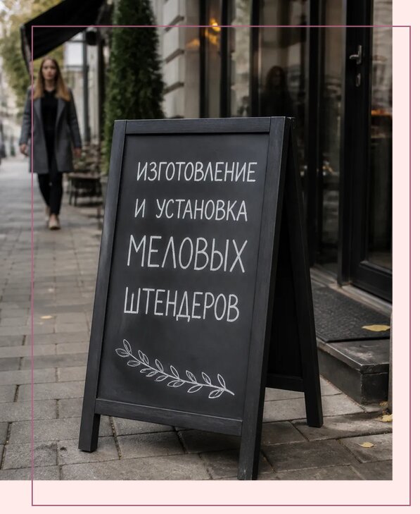 Меловые штендеры в Дзержинском по цене от 6652 р. | Аванза-Дзж